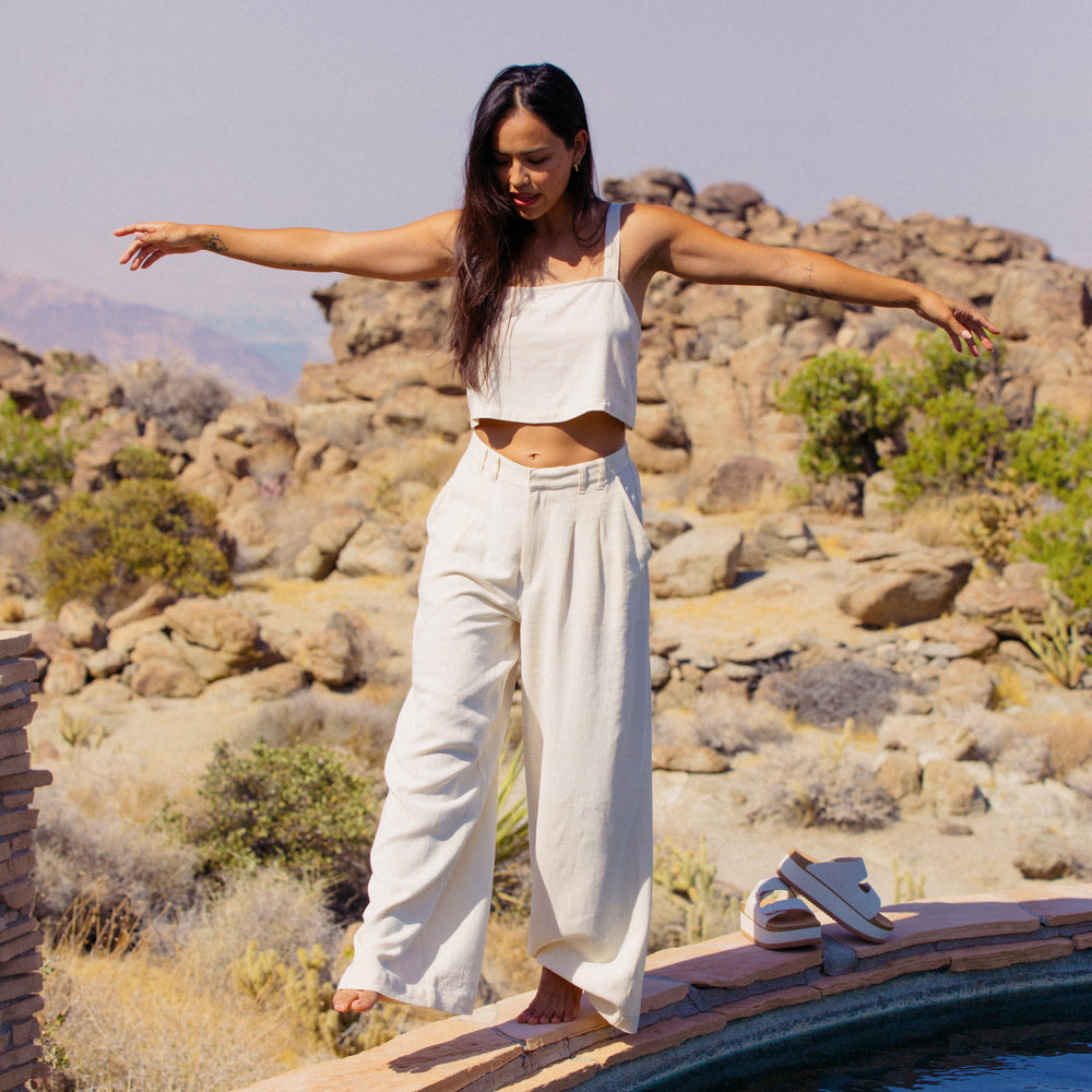 Tori Linen Tank - Image 3